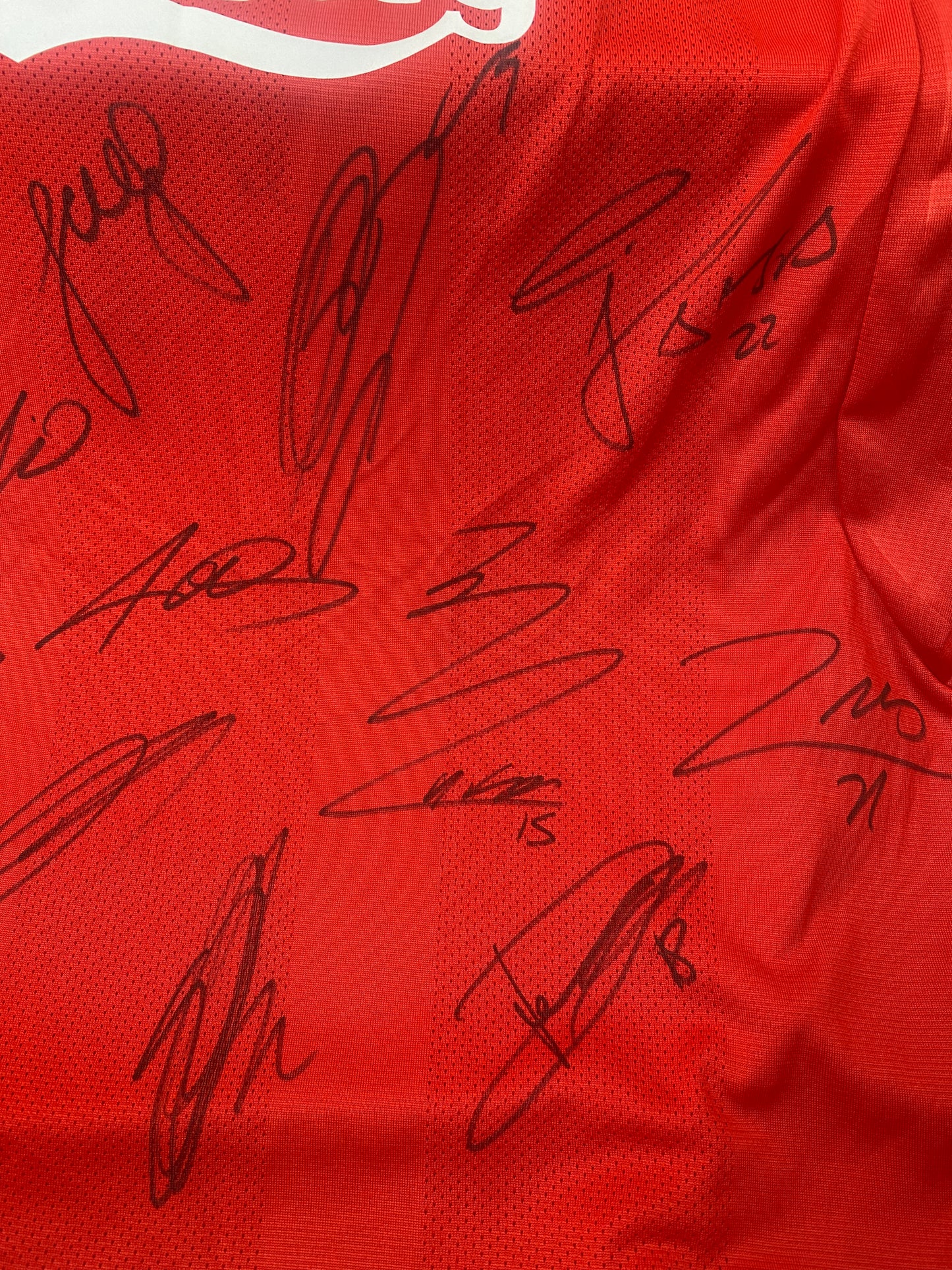 Steven Gerrard Liverpool FC 08/09 Unterschrieben (XL)