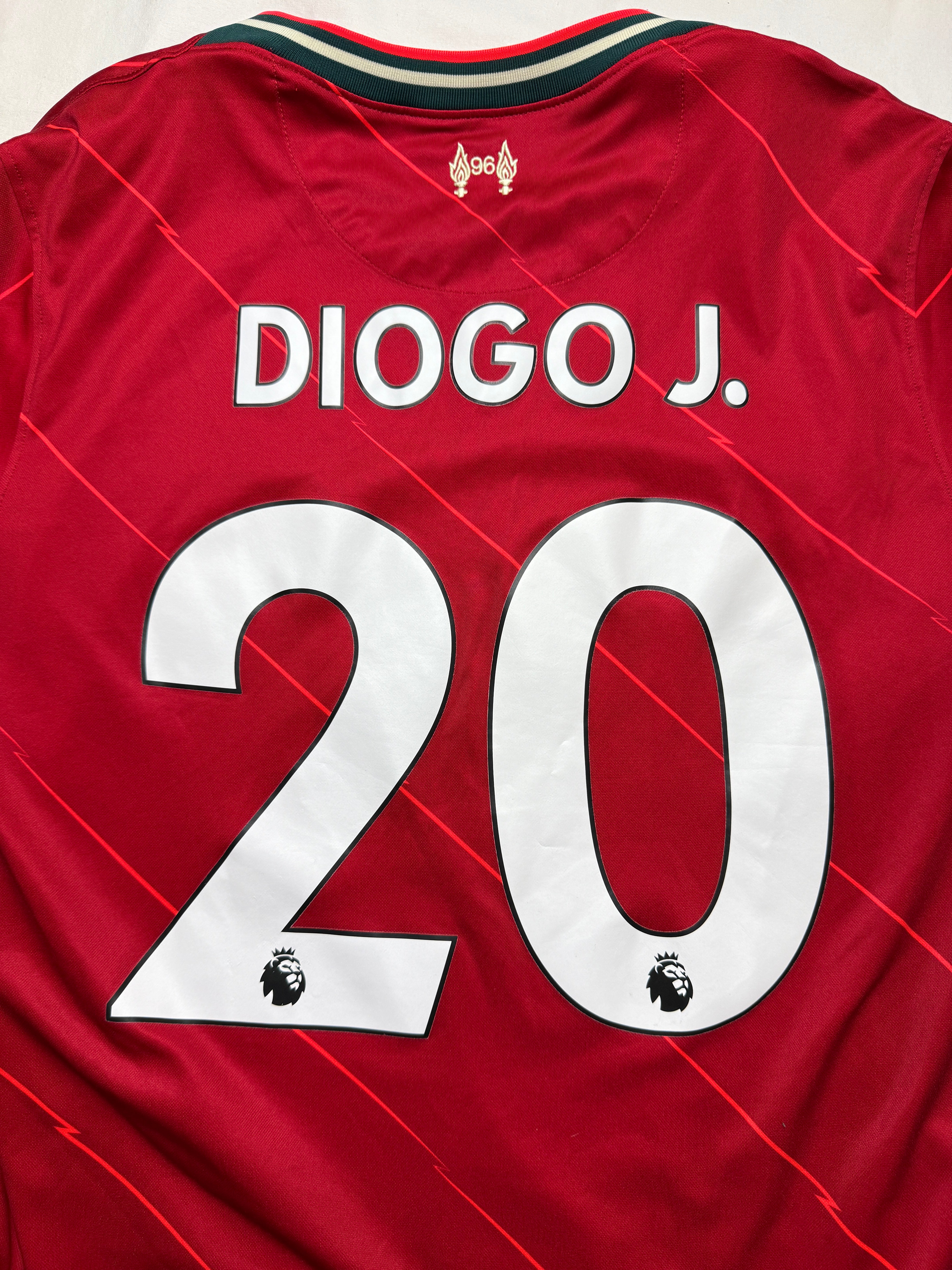 Diogo Jota Liverpool FC Home Shirt 21/22 (L) – EliteKits