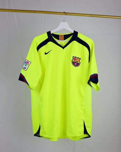 Lionel Messi FC Barcelona Away Shirt 2005 2006