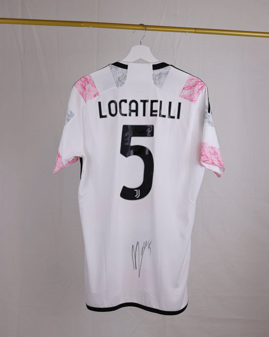Manuel Locatelli Juventus Turin 23/24 unterschrieben (L)